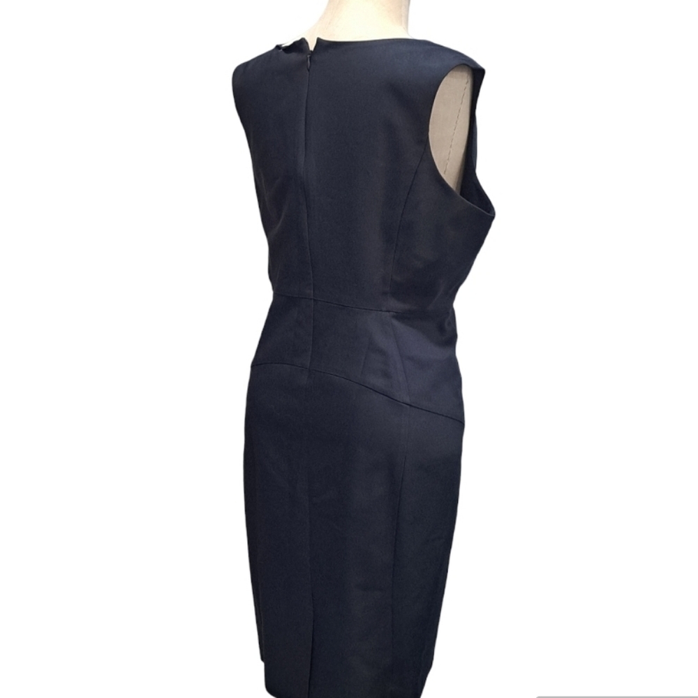 Eloqui Navy Pencil cocktail, work, career dress dress size 16 - Picture 3 of 5